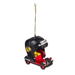 Chicago Blackhawks 4" Field Cart Ornament